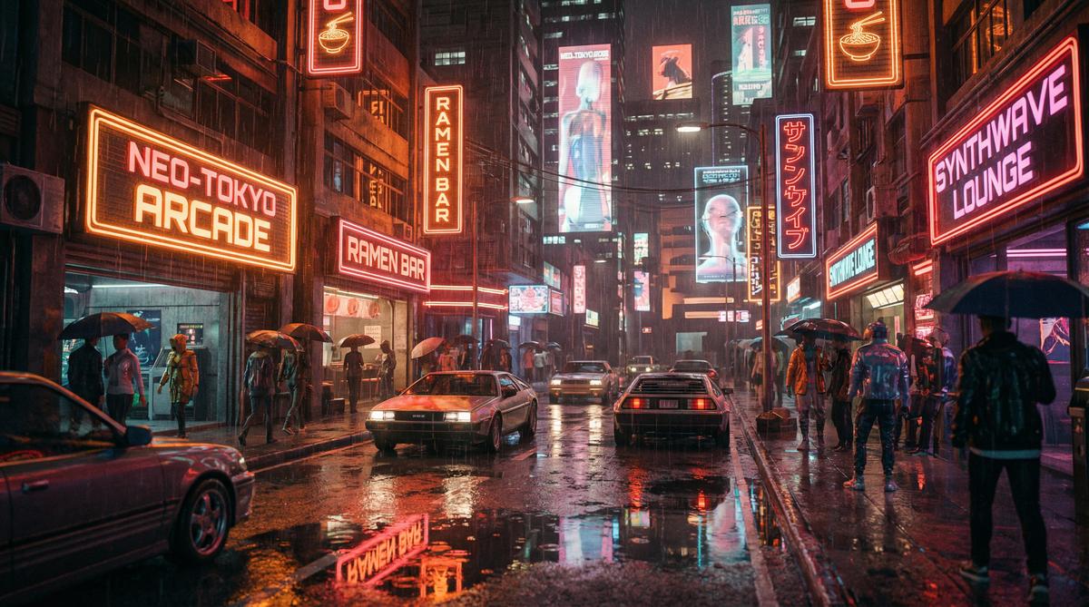芒果视频霓虹都市夜景视频